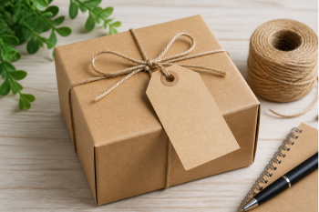 Etiquetas colgantes Kraft personalizadas