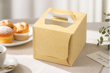 Caja con asa de papel